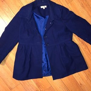 Forever 21 Blue Peacoat